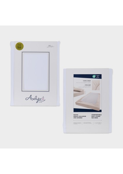 Açelya 200 x 200 cm Lastikli Çarşaf Beyaz fırsatları