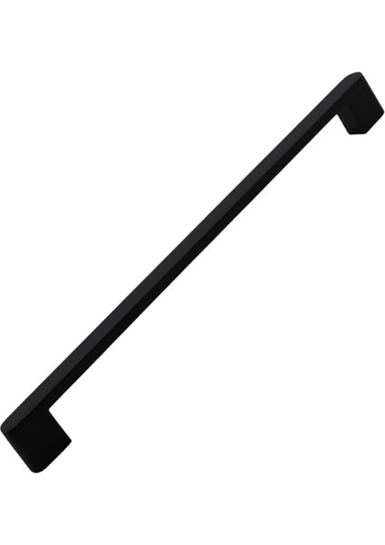 Uhud Kulp 224 mm Siyah Metal Mutfak Mobilya Çekmece Mutfak Dolap Dolabı Kulpları Kapak Kulbu 22.4 cm