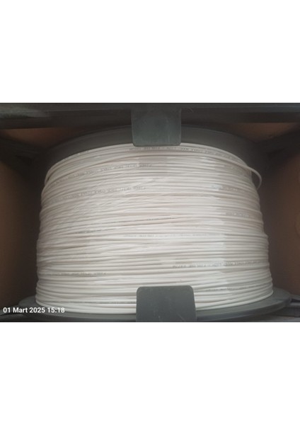 Marka Bina Içi Fiber Optik İnternet Kablosu Beyaz Renk G65A2 1 Core