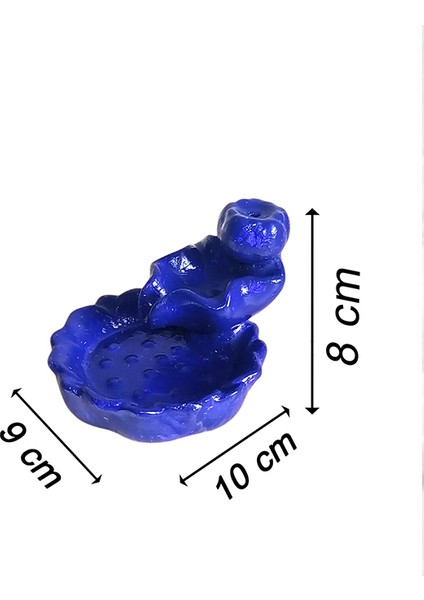 2 Adet Geri Akış Havuzlu Lotus Çiçeği Tütsülük