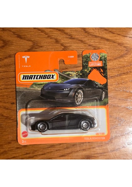 Matchbox Tesla Roadster Mat Siyah - HVP07