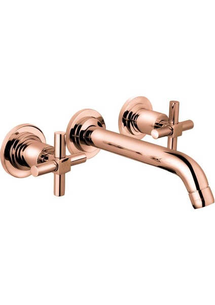 Juno A4083026 Ankastre Lavabo Bataryası, Sıva Üstü, Bakır