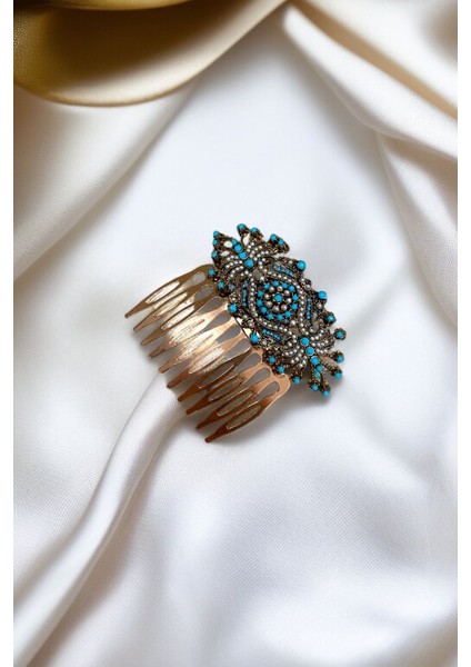 Kristal Taşlı Vintage Tarak Topuz Toka fiyatları