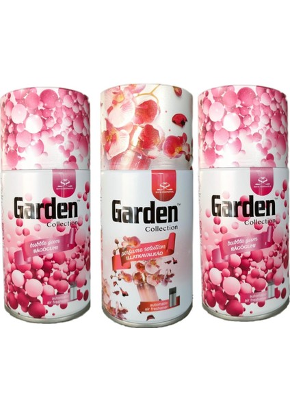 Oda Kokusu Hava Temizleyici Parfüm Esansı + Bubble Gum Parfüm Oda Spreyi 260 ml x 3 Adet