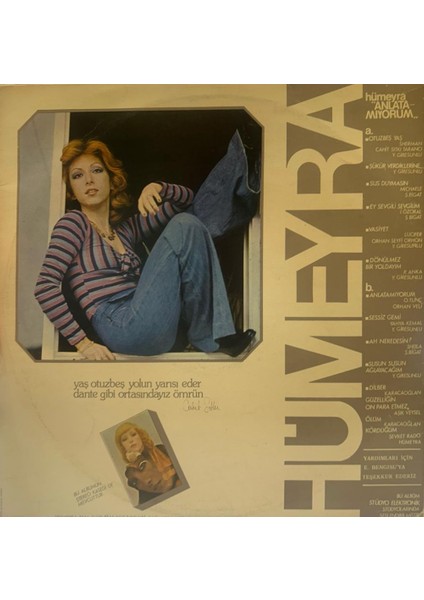 Hümeyra ‎– Anlatamıyorum Sessiz Gemi Bu Albümde 1977 Baskı Lp fiyatları