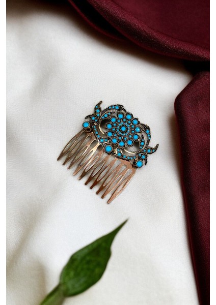 Kristal Taşlı Vintage Tarak Topuz Toka fiyatları