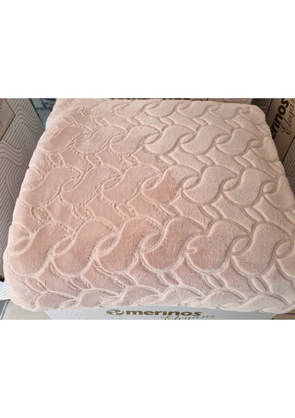 Merinos Elegans Embos Pudra Battaniye Çift Kişilik modelleri