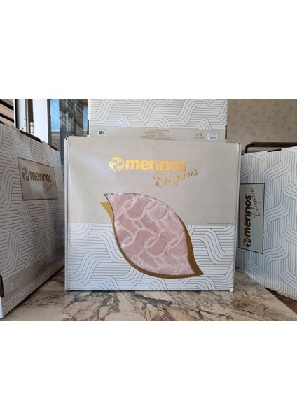 Merinos Elegans Embos Pudra Battaniye Çift Kişilik fırsatları