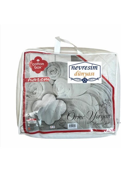 Harem Tek Kişilik Örme Yorgan
