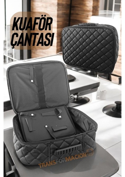 Kuaför Çantası Kapitone Deri Berber Çantası 721461