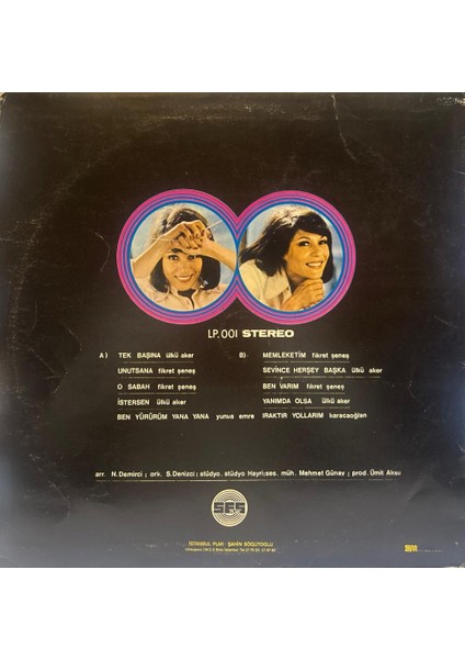 Ayten Alpman – Memleketim 1974 Baskı Lp