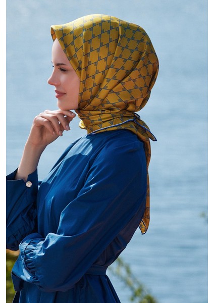 40 Belli Twill Ipek Eşarp 4031D