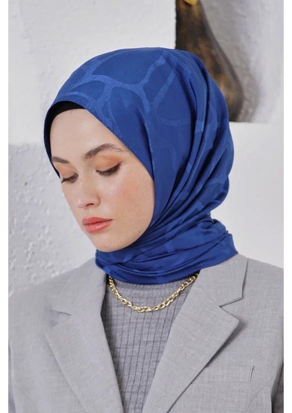 Lacivert Loryan Scarf Jakar Stone Şal modelleri