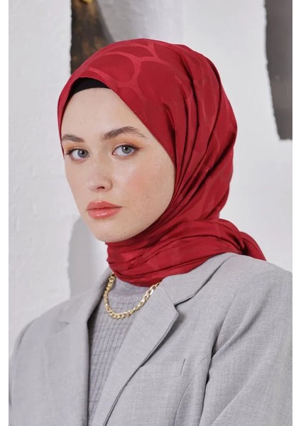 Bordo Loryan Scarf Jakar Stone Şal