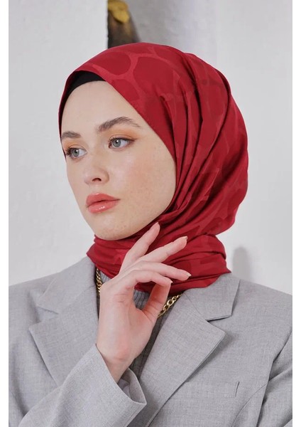 Bordo Loryan Scarf Jakar Stone Şal fiyatları