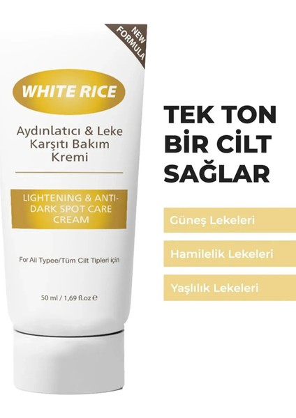 Beyazlatıcı & Aydınlatıcı Cilt Kremi 50ml - Cilt Beyazlatıcı
