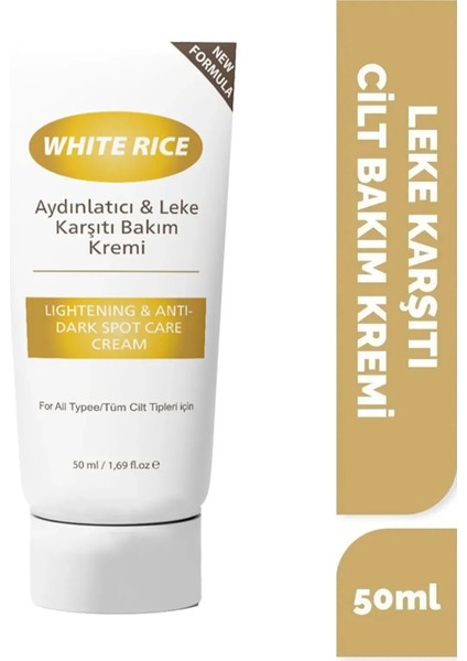 Beyazlatıcı & Aydınlatıcı Cilt Kremi 50ml - Cilt Beyazlatıcı