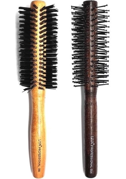 Professıonal Saç ve Fön Fırçası 2'li Set 350 ve 506