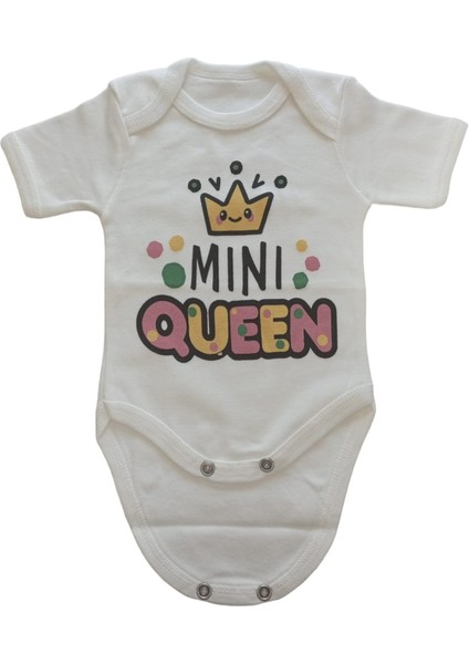 Hoşgeldin Bebek, Yenidoğan Kız Bebek, Mini Queen, Baskılı Badi Hediye Seti fiyatları