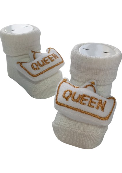 Hoşgeldin Bebek, Yenidoğan Kız Bebek, Mini Queen, Baskılı Badi Hediye Seti fırsatları