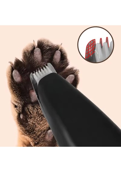 Pet Hassas Bölge Tıraş Makinası ( Yüz Ayak Pati Kulak Popo ) 2 Adet Pil