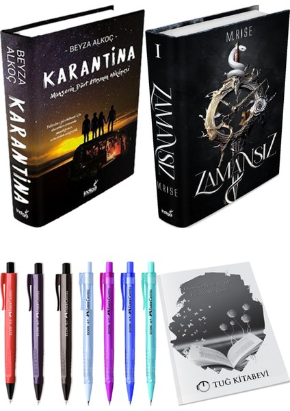 Zamansız (Ciltli) ve Karantina 1 (Ciltli) (2'li Set)