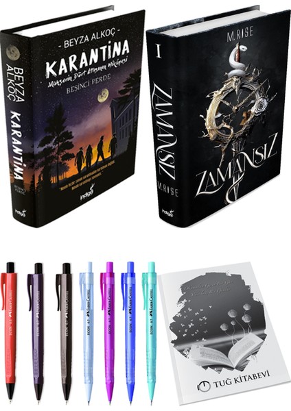 Zamansız (Ciltli) ve Karantina 5 (Ciltli) (2'li Set)