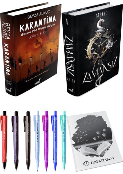 Zamansız (Ciltli) ve Karantina 3 (Ciltli) (2'li Set)