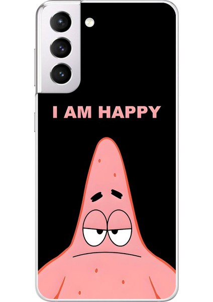 Samsung Galaxy S21 Uyumlu Şeffaf Kılıf Sponge Bob Tasarımlı 2