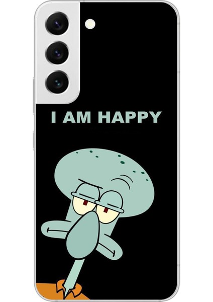 Samsung Galaxy S22 Uyumlu Şeffaf Kılıf Sponge Bob Tasarımlı 3