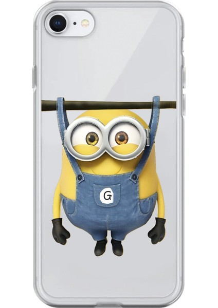 iPhone 7 Uyumlu Şeffaf Kılıf Minions Tasarımlı