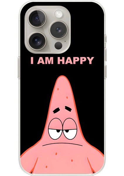 Apple iPhone 13 Pro Max Uyumlu Şeffaf Kılıf Sponge Bob Tasarımlı 2