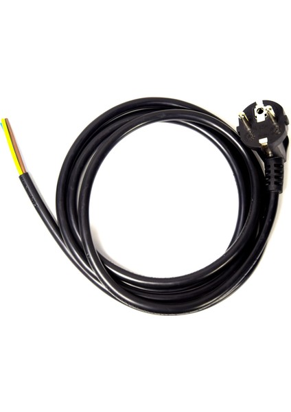 Fırın Güç Kablosu 3x1,5 mm Orijinal Kalite Tüv Ts Ce (2 Metre)