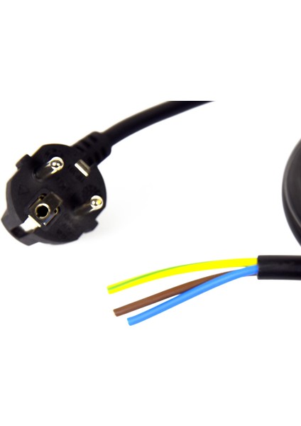 Fırın Güç Kablosu 3x1,5 mm Orijinal Kalite Tüv Ts Ce (2 Metre) fiyatları