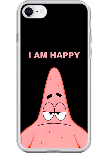 Apple iPhone 6 Uyumlu Şeffaf Kılıf Sponge Bob Tasarımlı 2