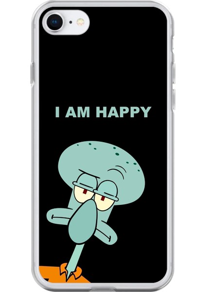 Apple iPhone 6s Uyumlu Şeffaf Kılıf Sponge Bob Tasarımlı 3