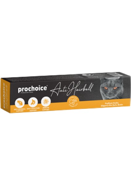 Prochoice 100 ml x 12 Adet Hairball Pasta Kediler Için Kıl Yumağı Önleyici Vitamin 10