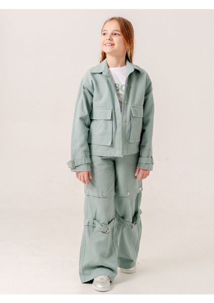 Kız Çocuk Kol Bantlı Ceket 1905