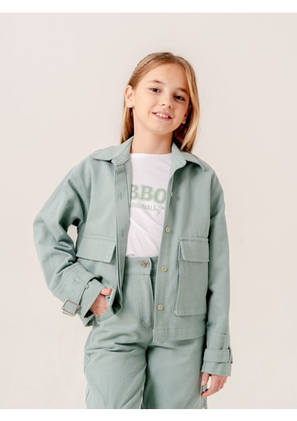 Kız Çocuk Kol Bantlı Ceket 1905 modelleri