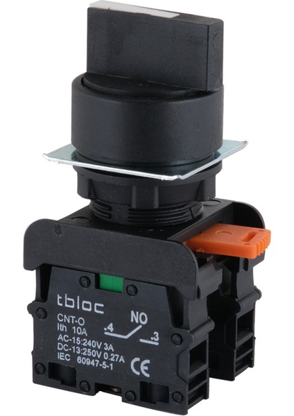 Ssp-2o Siyah 1-0-2 Kalıcı Mandal Buton