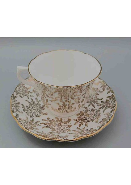 Vintage Gold Royal Vale Çay Fincanı