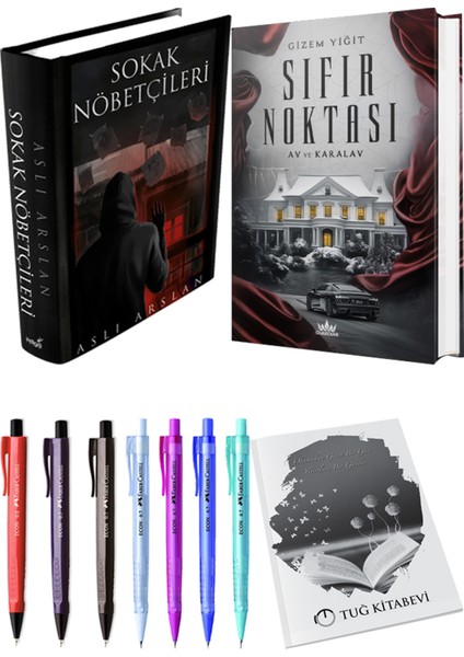 Sıfır Noktası 1 / Av ve Karalav (Ciltli) ve Sokak Nöbetçileri 1 (Ciltli) (2'li Set)