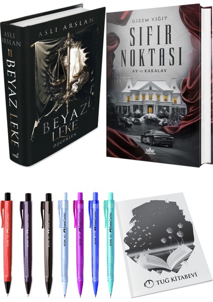 Sıfır Noktası 1 / Av ve Karalav (Ciltli) ve Beyaz Leke 2 / Özgürlük (Ciltli) (2'li Set)