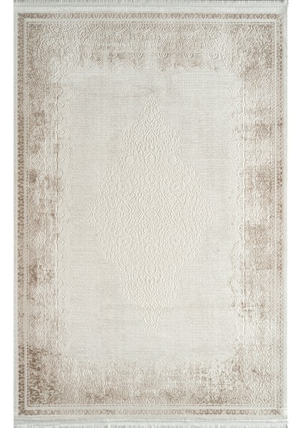 Çınar CY09A Krem Bej Akrilik Yumuşak Dokulu Halı Karademir Home