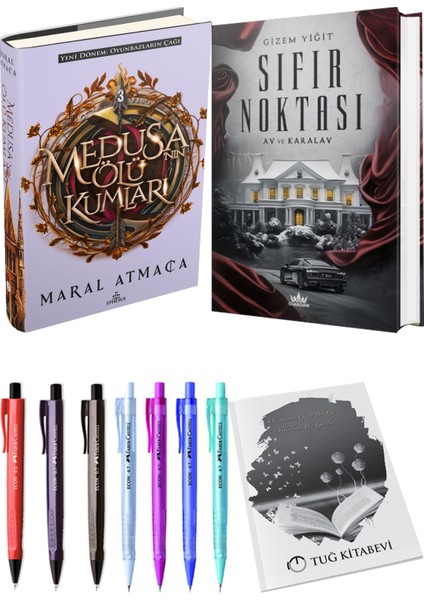 Sıfır Noktası 1 / Av ve Karalav (Ciltli) ve Medusanın Ölü Kumları 3 (Ciltli) (2'li Set)