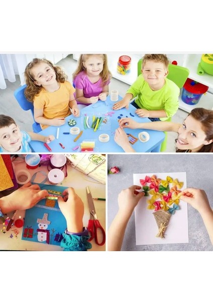 Nokta Çift Taraflı Bant 5 Rulo 500 Adet - Balon,mum Fitil Yapıştırma Şeffaf Çift Taraflı Bant