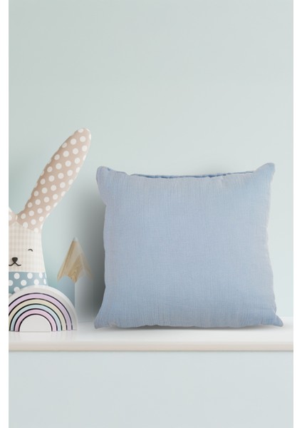 Pamuk Müslin Bebek Yastığı (Boncuk Silikon Dolgulu)