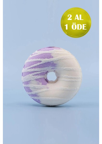 Donut Menekşe Kokulu Köpüren Banyo Topu