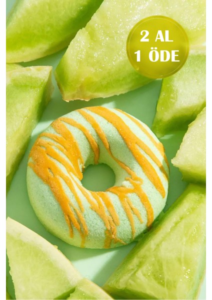 Donut Kavun Kokulu Köpüren Banyo Topu Nem Bombası