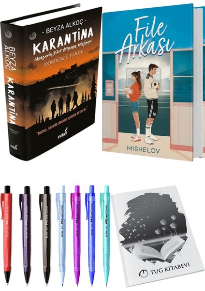 Düş Serisi 1 / File Arkası (Ciltli) ve Karantina 4 (Ciltli) (2'li Set)